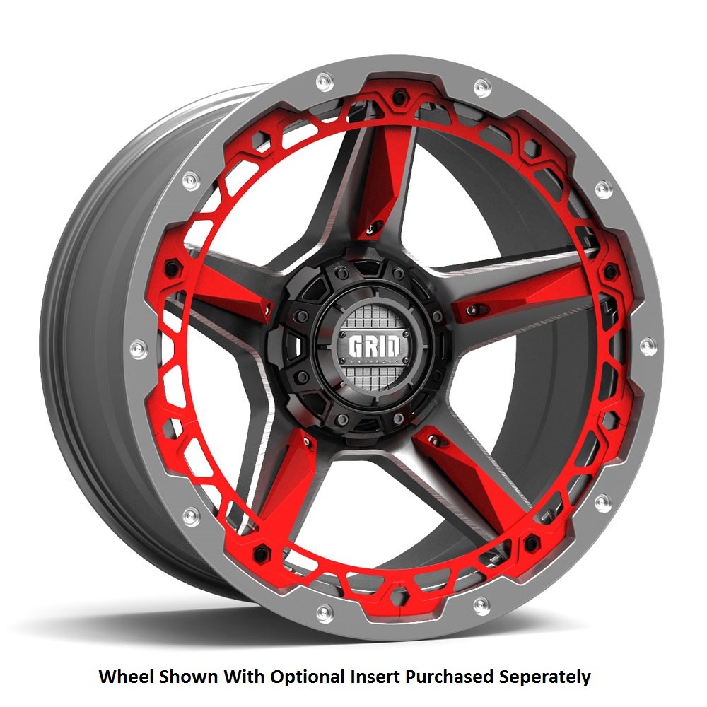 Grid Off-Road Wheel, GD04, 20 Inch Diameter X 10 Inch Width – GD0420100237G108