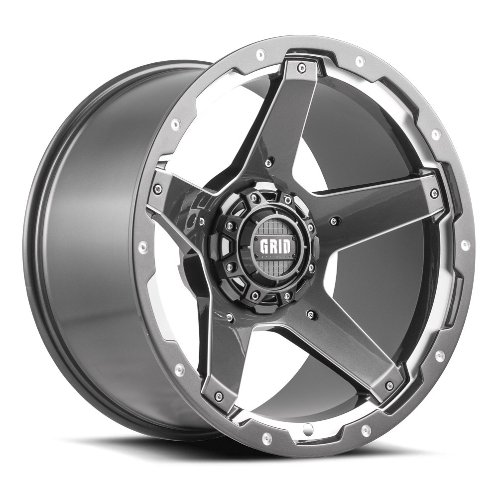 Grid Off-Road Wheel, GD04, 20 Inch Diameter X 12 Inch Width – GD0420120052G487