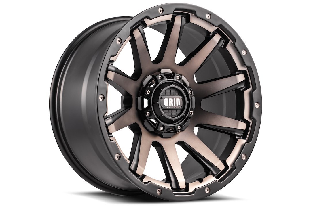 Grid Off-Road Wheel, GD05, 20 Inch Diameter X 10 Inch Width, 6 X 135 Millimeter/ 6 X 5.31 Inch Bolt Pattern – GD0520100635D287