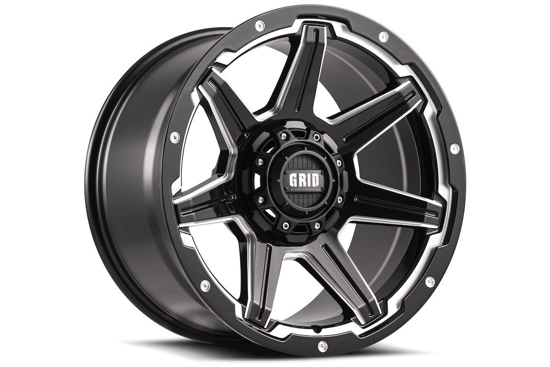 Grid Off-Road Wheel, GD06, 20 Inch Diameter X 10 Inch Width – GD0620100237M208