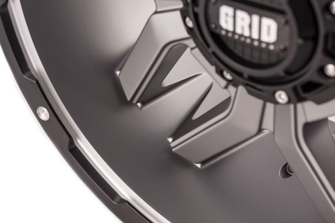 Grid Off-Road Wheel, GD07, 20 Inch Diameter X 9 Inch Width, 6 X 139.7 Millimeter/ 6 X 5.50 Inch Bolt Pattern – GD0720090655A1810