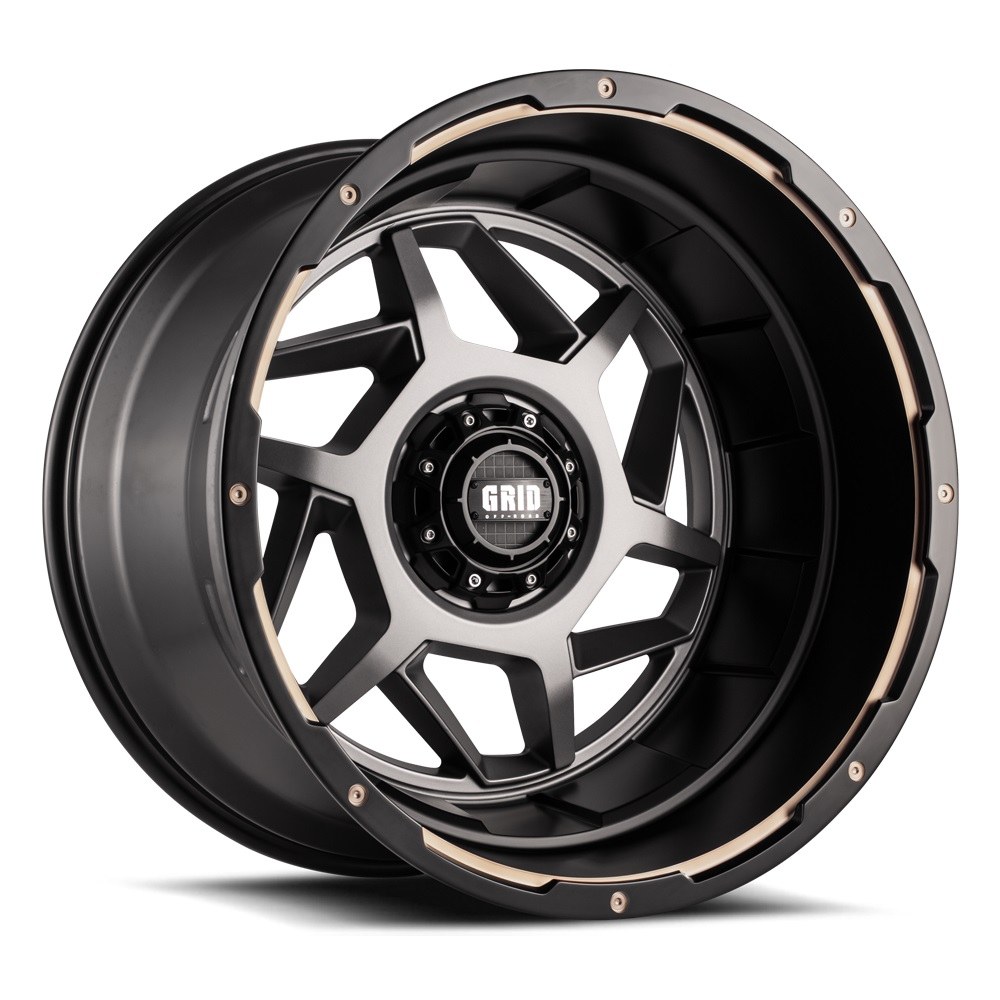 Grid Off-Road Wheel, GD14, 22 Inch Diameter X 12 Inch Width – GD1422120237A408