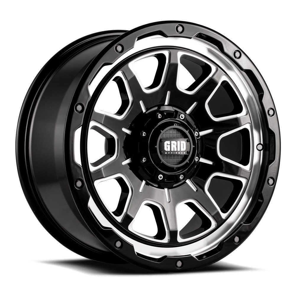 Grid Off-Road Wheel, GD15, 20 Inch Diameter X 9 Inch Width – GD1520090237M108