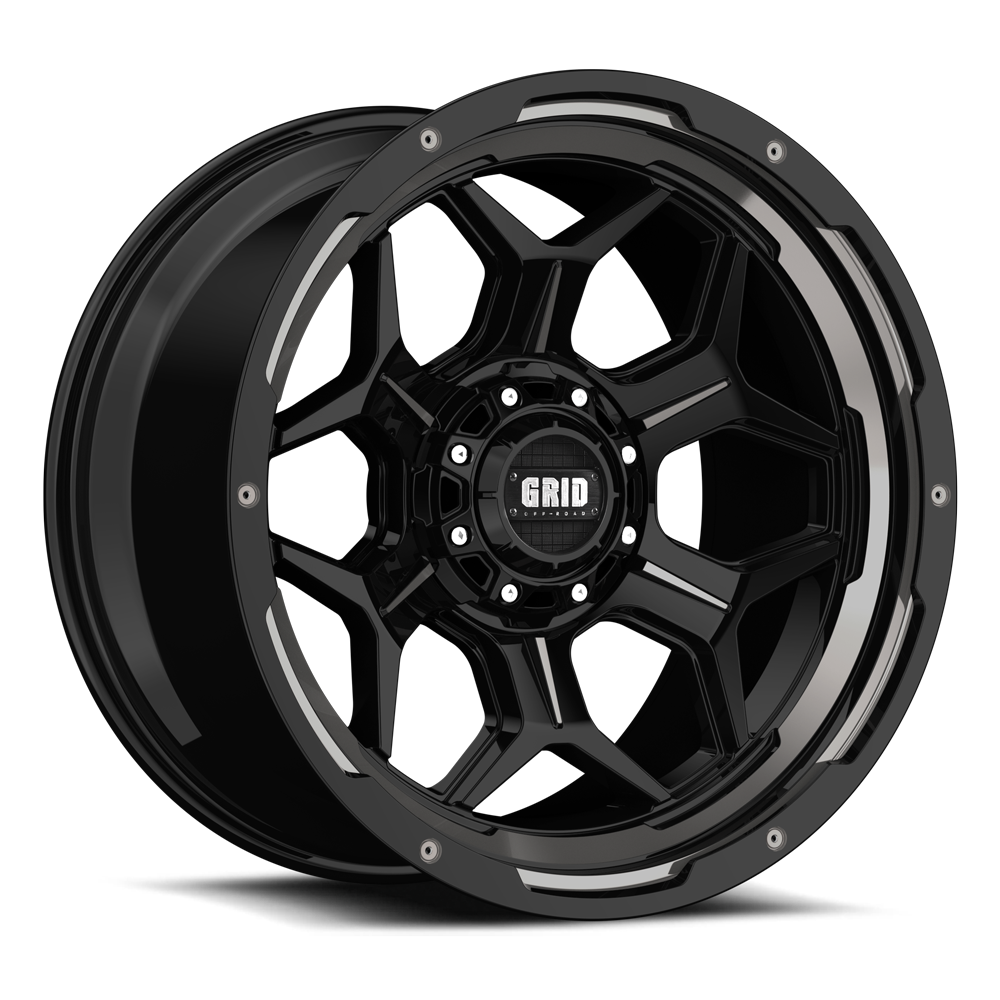 Grid Off-Road Wheel, GD16, 20 Inch Diameter X 9 Inch Width – GD1620090237S1508