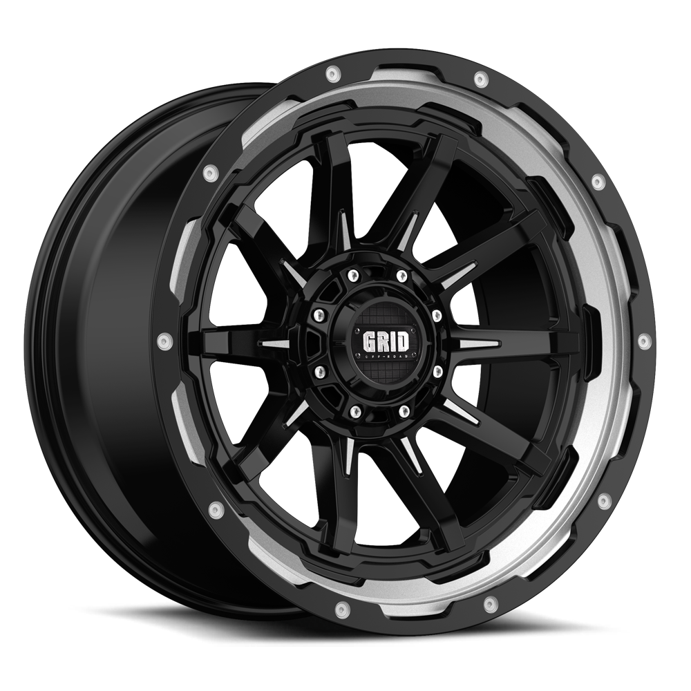 Grid Off-Road Wheel, GD17, 20 Inch Diameter X 9 Inch Width – GD1720090237M1508