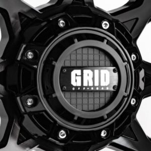 Grid Off-Road Wheel Center Cap, Fits GD01/ GD02/ GD03/ GD04/ GD05/ GD06/ GD07/ GD08/ GD09/ GD10/ GD11/ GD12/ GD13 Series Wheels – GDCAP01GGSM