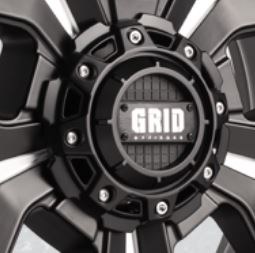 Grid Off-Road Wheel Center Cap, Fits GD01/ GD02/ GD03/ GD04/ GD05/ GD06/ GD07/ GD08/ GD09/ GD10/ GD11/ GD12/ GD13 Series Wheels – GDCAP01MBSM