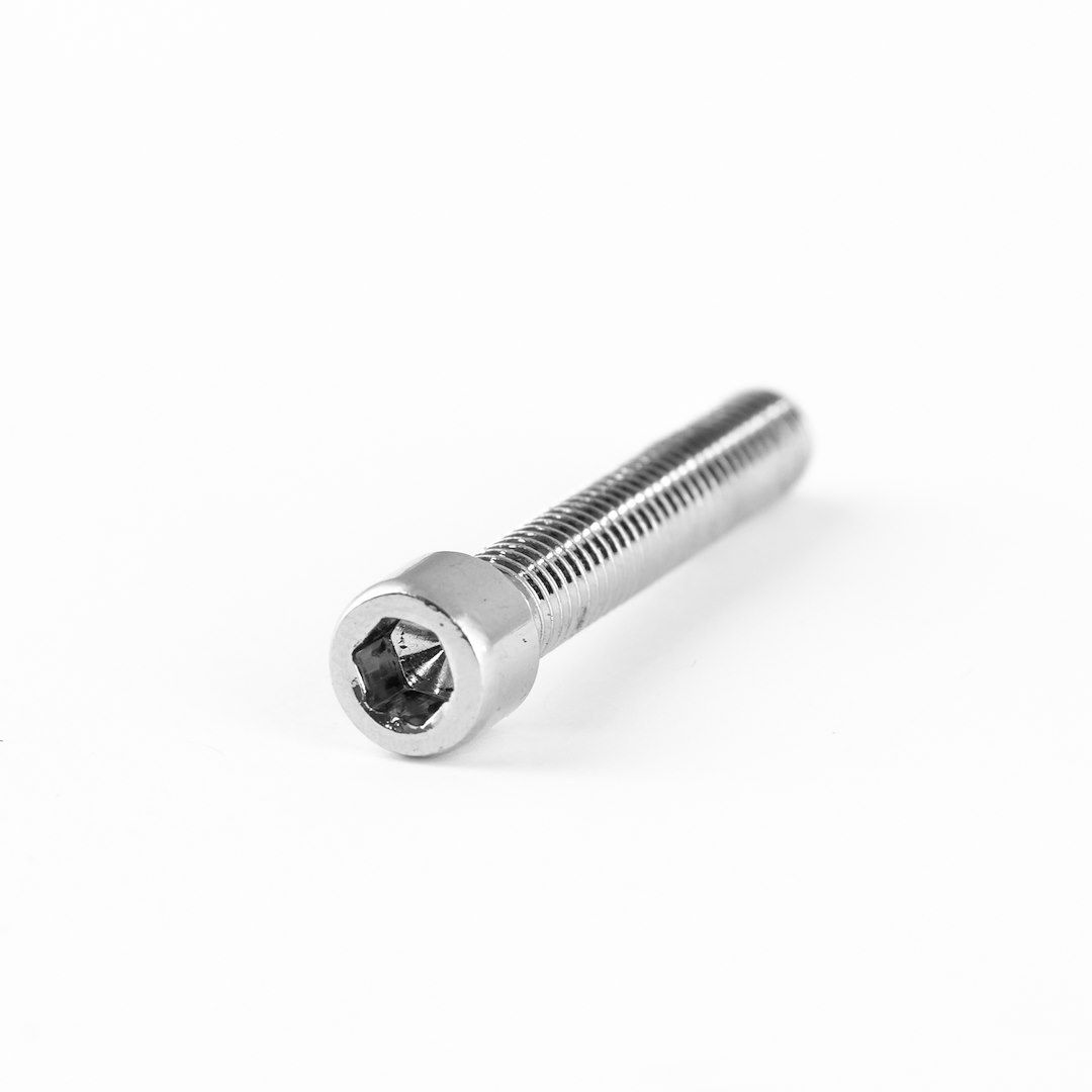 Grid Off-Road Wheel Center Cap Screw, Allen Head, M8/ 40 Millimeter Length, Large Flat, Stainless Steel – GDCAPSCREW03L