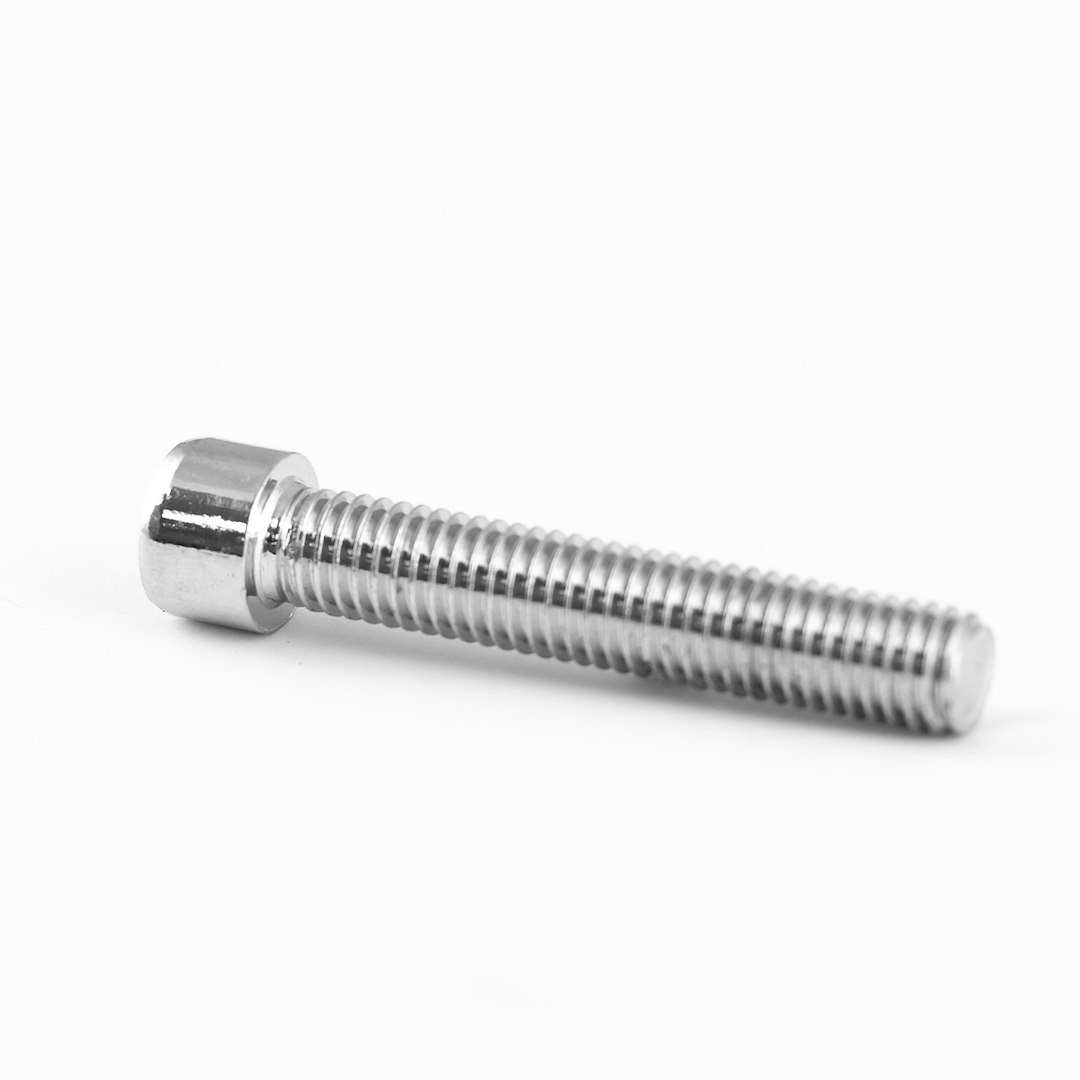 Grid Off-Road Wheel Center Cap Screw, Allen Head, M8/ 40 Millimeter Length, Large Flat, Stainless Steel – GDCAPSCREW03L