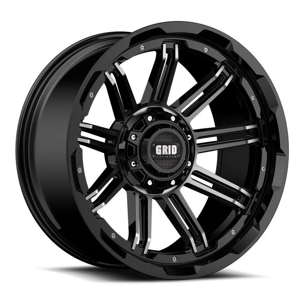 Grid Off-Road Wheel, GD18, 20 Inch Diameter X 9 Inch Width – GD1820090237S1508