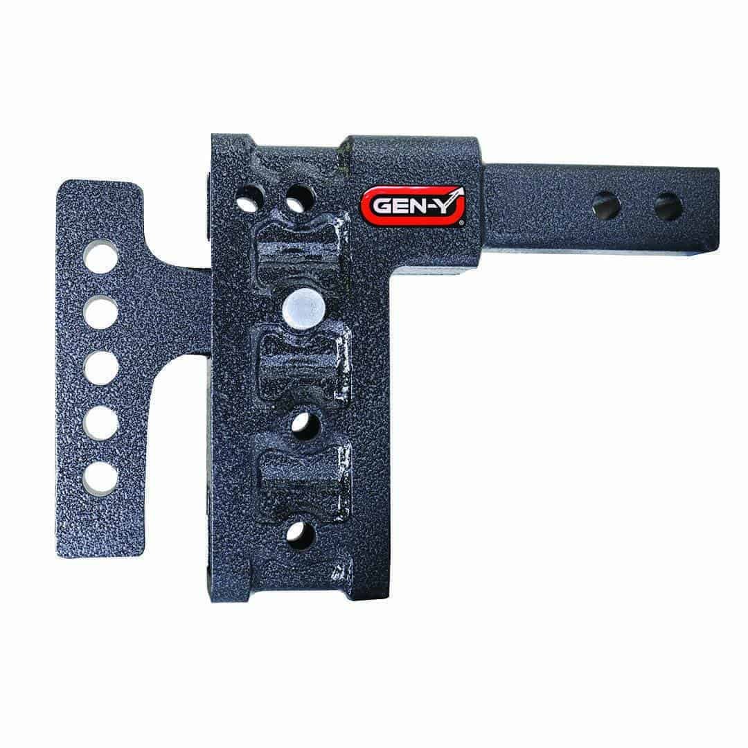 Gen-Y Hitch Weight Distribution Hitch Shank, Executive, Fits 2 Inch Receiver, 1700 Tongue Weight, 16000 Towing Capacity, Adjustable – GH-0352