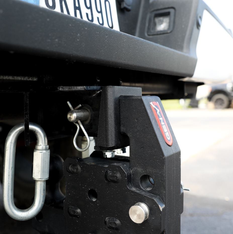 Gen-Y Hitch Trailer Hitch Receiver Tube Anti Rattle Bracket, Use with 2-1/2 Inch Reciever, Bolt-On – GH-102230