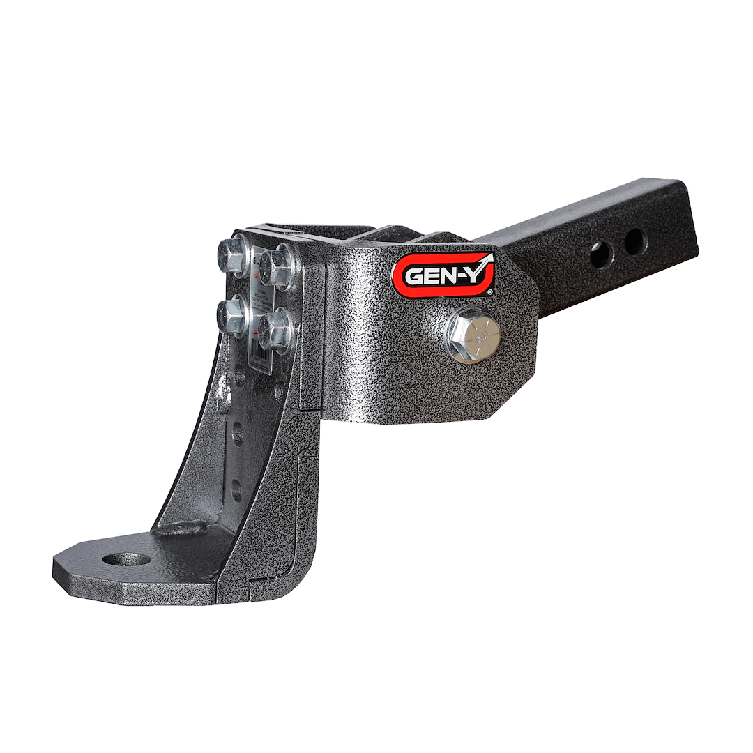 Gen-Y Hitch Trailer Hitch Ball Mount, Glyder Torsion-Flex, Fits 2 Inch Receiver, 7000 Gross Trailer Weight, Non-Adjustable, Non-Stowable – GH-12005