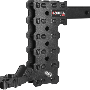 Gen-Y Hitch Trailer Hitch Ball Mount, Phantom, Fits 2 Inch Receiver, 7000 Gross Trailer Weight, Adjustable, Non-Stowable – GH-13055X