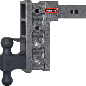 Gen-Y Hitch Trailer Hitch Ball Mount, Mega-Duty, Fits 2-1/2 Inch Receiver, 32000 Gross Trailer Weight, Adjustable, Non-Stowable – GH-1624