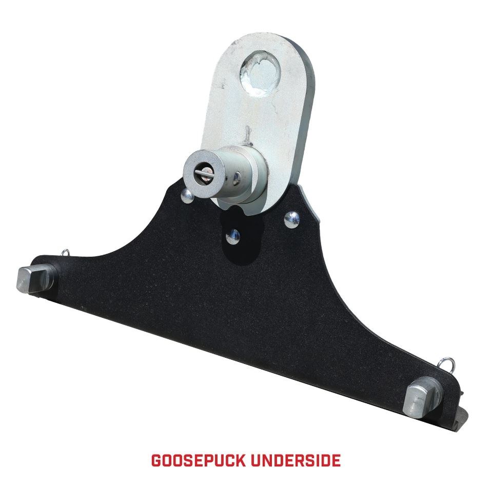 Gen-Y Hitch Gooseneck Trailer Hitch Ball, Goosepuck, 5 Inch Offset, For Use with OEM Puck Systems, 25000 Pound Capacity – GH-21001