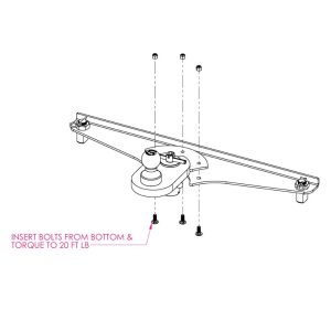Gen-Y Hitch Gooseneck Trailer Hitch Ball, Goosepuck, 5 Inch Offset, For Use with OEM Puck Systems, 25000 Pound Capacity – GH-21001