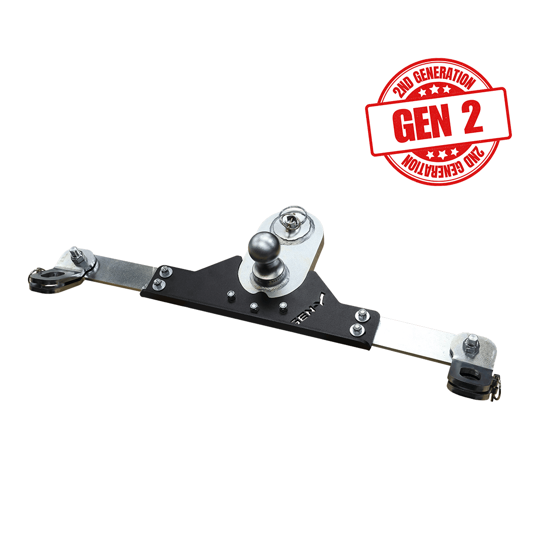 Gen-Y Hitch Gooseneck Trailer Hitch Ball, Goosepuck Gen 2, 5 Inch Offset, For Use with OEM Puck Systems, 25000 Pound Capacity – GH-21011