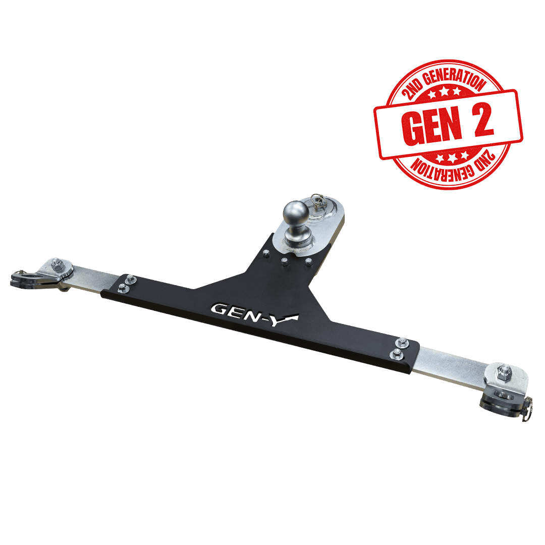 Gen-Y Hitch Gooseneck Trailer Hitch Ball, Goosepuck Gen 2, 5 Inch Offset, For Use with OEM Puck Systems, 25000 Pound Capacity – GH-21014