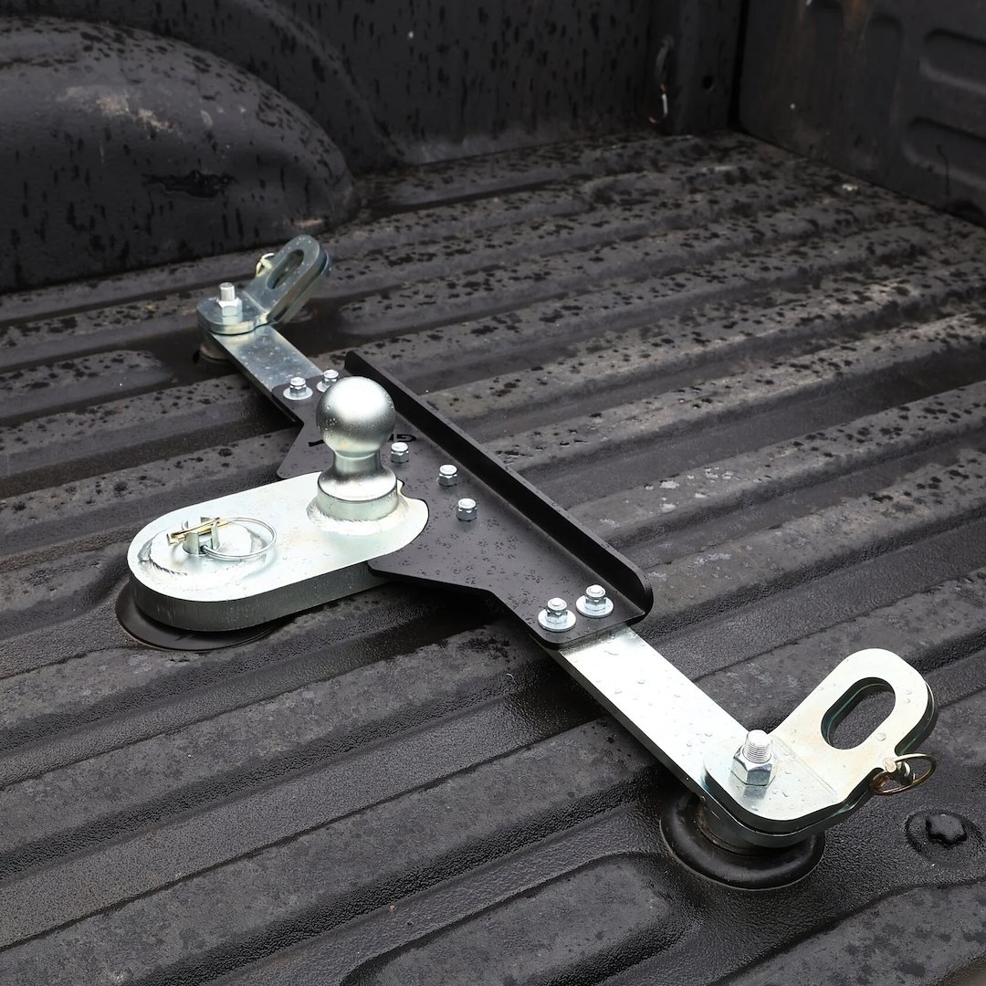 Gen-Y Hitch Gooseneck Trailer Hitch Ball, Goosepuck Gen 2, 5 Inch Offset, For Use with OEM Puck Systems, 25000 Pound Capacity – GH-21017