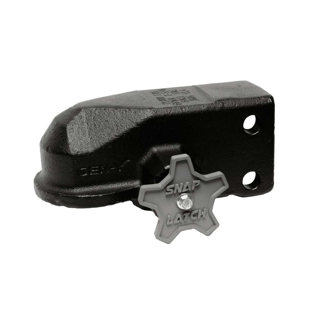 Gen-Y Hitch Trailer Coupler, Admiral, Channel Mount, Accepts 2-5/16 Inch Ball, 2100 Pound Tongue Weight/ 21000 Pound Capacity – GH-24001