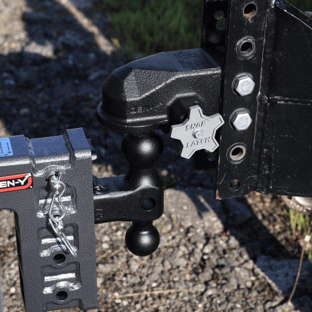 Gen-Y Hitch Trailer Coupler, Admiral, Channel Mount, Accepts 2-5/16 Inch Ball, 2100 Pound Tongue Weight/ 21000 Pound Capacity – GH-24001