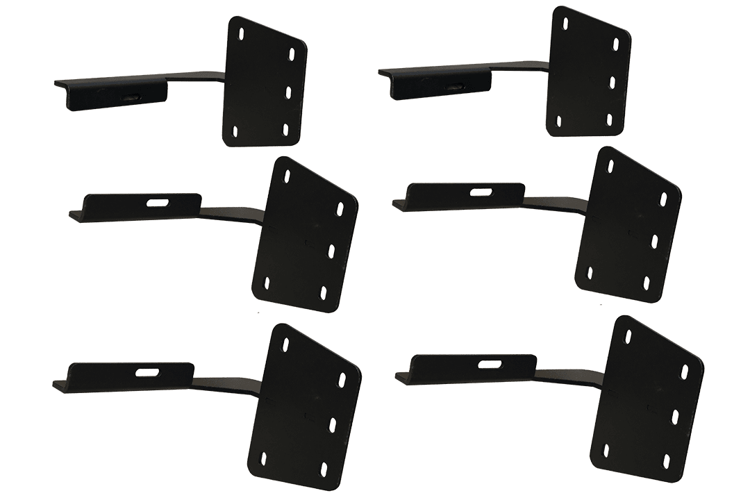 Gen-Y Hitch Running Board Mounting Kit, 400 Pound Capacity, Powder Coated, Black – GH-25102