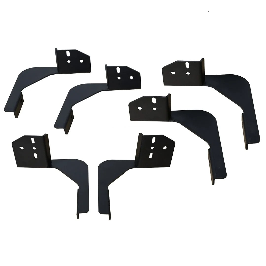 Gen-Y Hitch Running Board Mounting Kit, 400 Pound Capacity, Powder Coated, Black – GH-25104