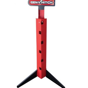 Gen-Y Hitch Point of Purchase Display, Trailer Hitch Ball Mount, Verticle Stand, Without Ball Mounts, With 2 Inch Slots – GH-5008