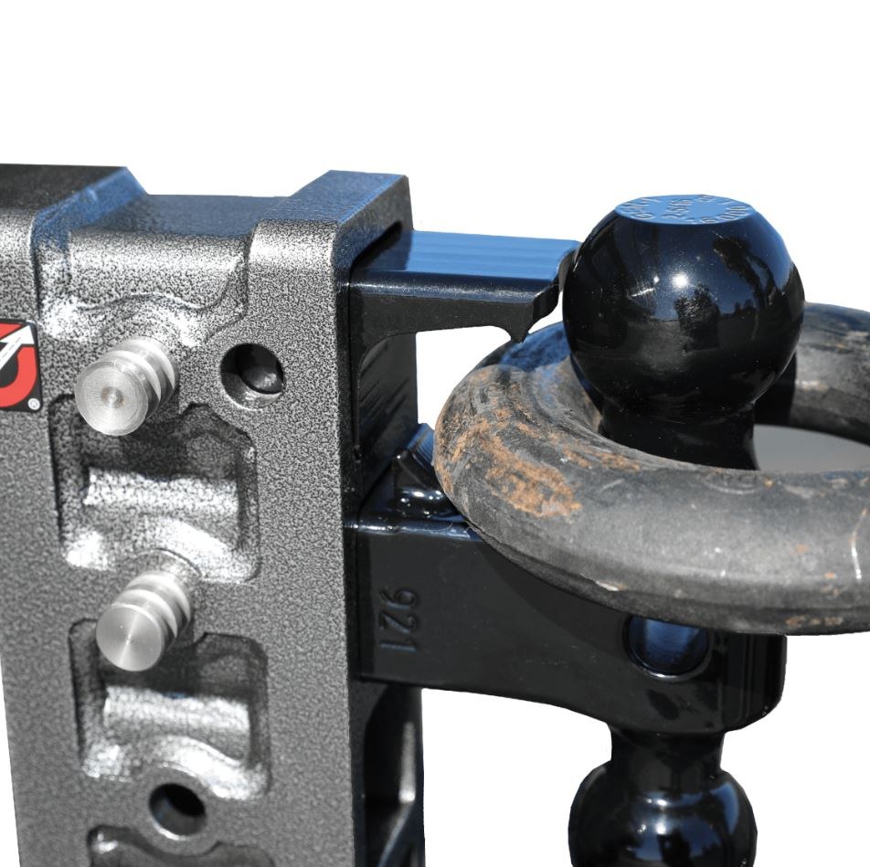 Gen-Y Hitch Trailer Hitch Ball Mount, Fits 2-1/2 Inch Receiver, 21000 Gross Trailer Weight, Adjustable, Non-Stowable, 10 Inch Drop Inch Rise – GH-625