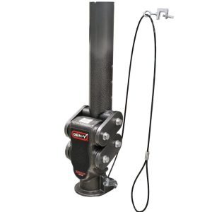 Gen-Y Hitch Gooseneck Trailer Coupler, Spartan™, 2-1/2 Inch Offset, 4 Inch Round Tube, 2-5/16 Inch Coupler, 25000 Gross Trailer Weight – GH-7082