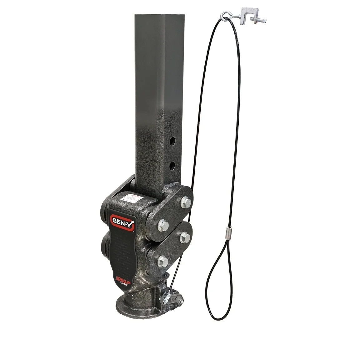 Gen-Y Hitch Gooseneck Trailer Coupler, Spartan™, Offset 4 Inch Square Tube, Accepts 2-5/16 Inch Ball – GH-7092