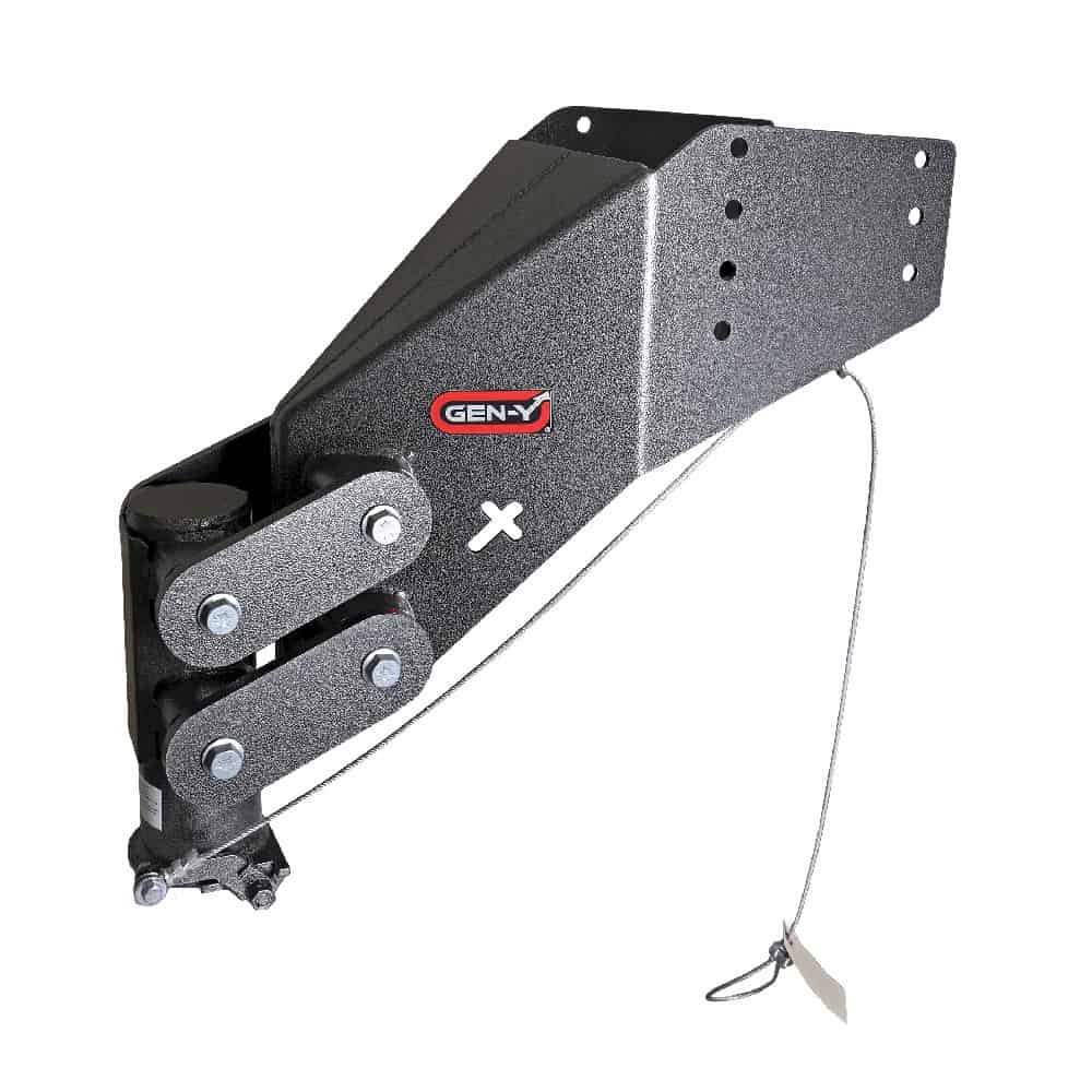 Gen-Y Hitch Gooseneck Trailer Coupler, Executive Torsion Flex, Use with Gooseneck Systems with Recessed Balls Within 1 Inch of Truck Bed – GH-8066AL