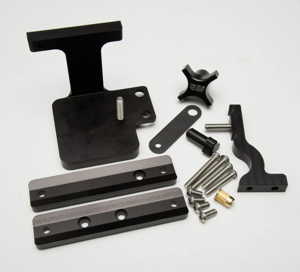 Hi-Lift Jack Jack Mount, Mounts to Tailgate, Black, 6061-T6 Aluminum – BM-500