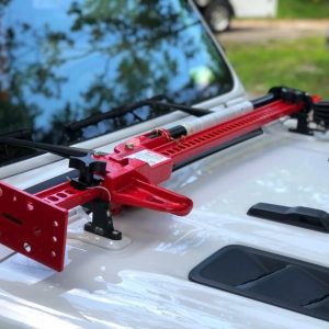 Hi-Lift Jack Jack Mount, Mounts to Vehicle Hood, Black, Anodized Aluminum – HM-900