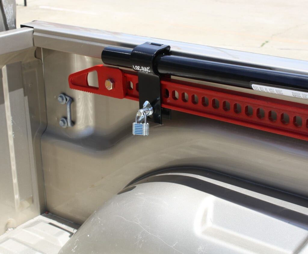 Hi-Lift Jack Jack Mount, Loc-Rac, Mounts to Bedrail, Black – LR-200
