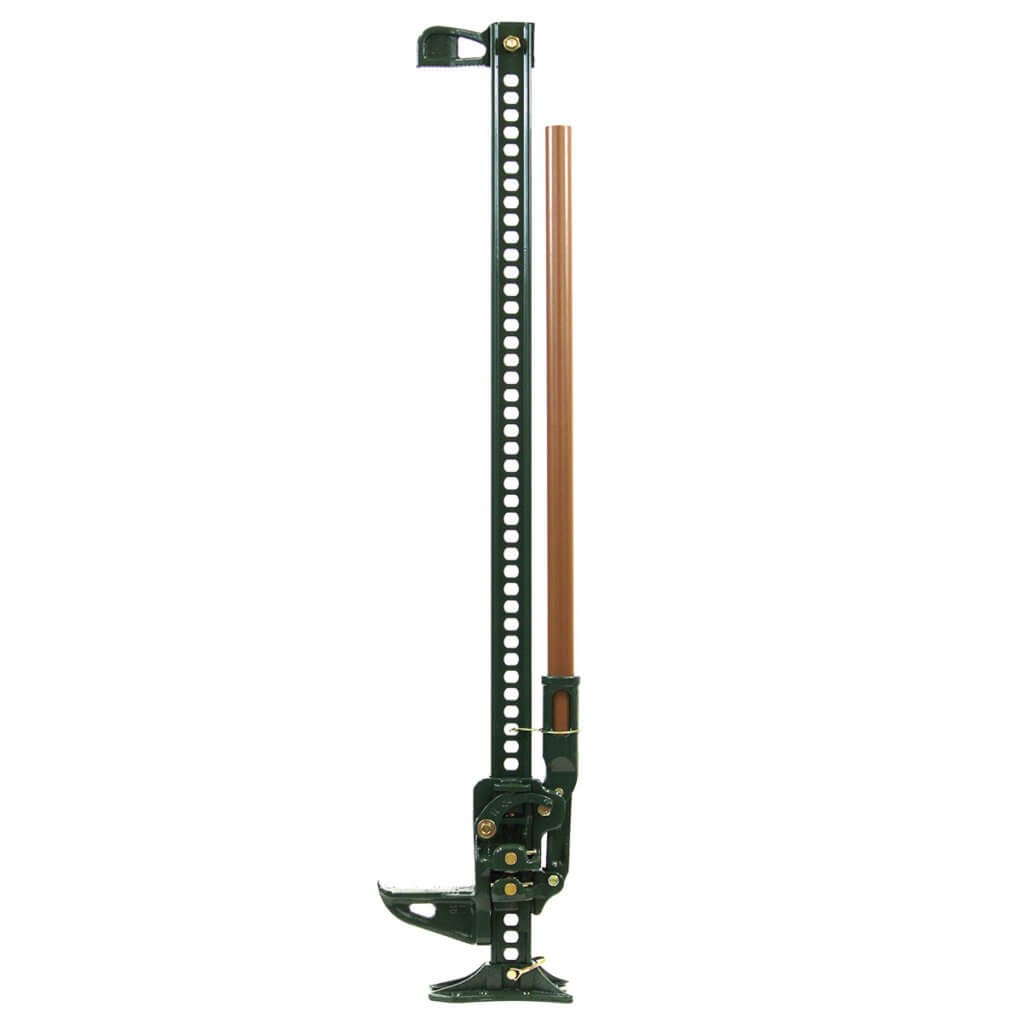 Hi-Lift Jack Jack, Signature Edition, High Lift Jack, Mechanical, 7000 Pound Capacity, 48 Inch Height, Green with Brown Handle, Cast Iron – PJ-485