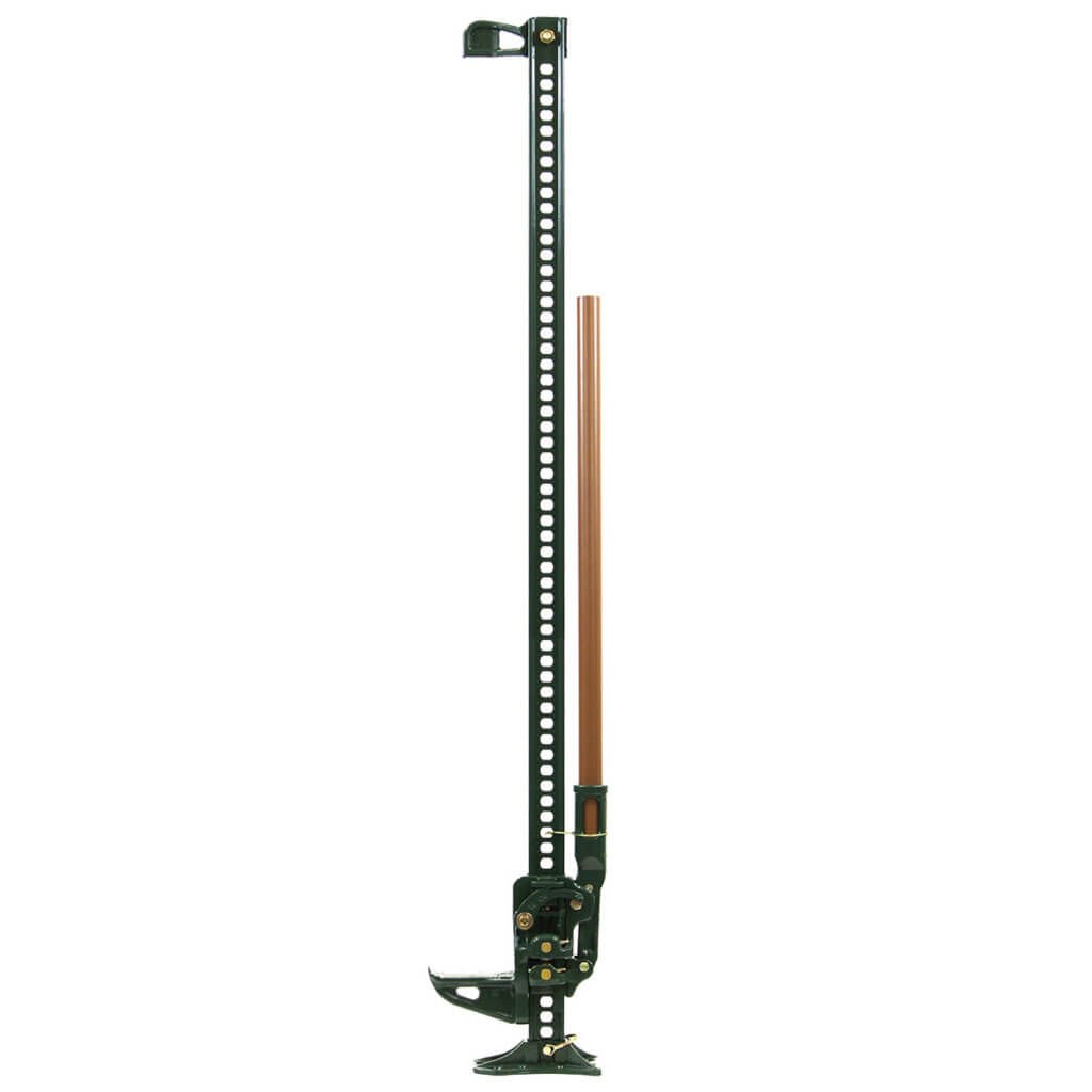 Hi-Lift Jack Jack, Signature Edition, High Lift Jack, Mechanical, 7000 Pound Capacity, 60 Inch Height, Green with Brown Handle, Cast Iron – PJ-605