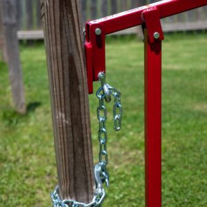 Hi-Lift Jack Post Puller, Post Popper®, 1-1/2 Inch Square Tubing Construction, 39 Inch Height, 21 Pound Weight, Gloss Enamel, Red – PP-300