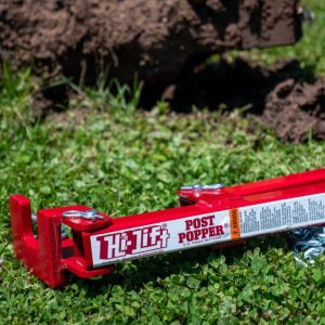 Hi-Lift Jack Post Puller, Post Popper®, 1-1/2 Inch Square Tubing Construction, 39 Inch Height, 21 Pound Weight, Gloss Enamel, Red – PP-300