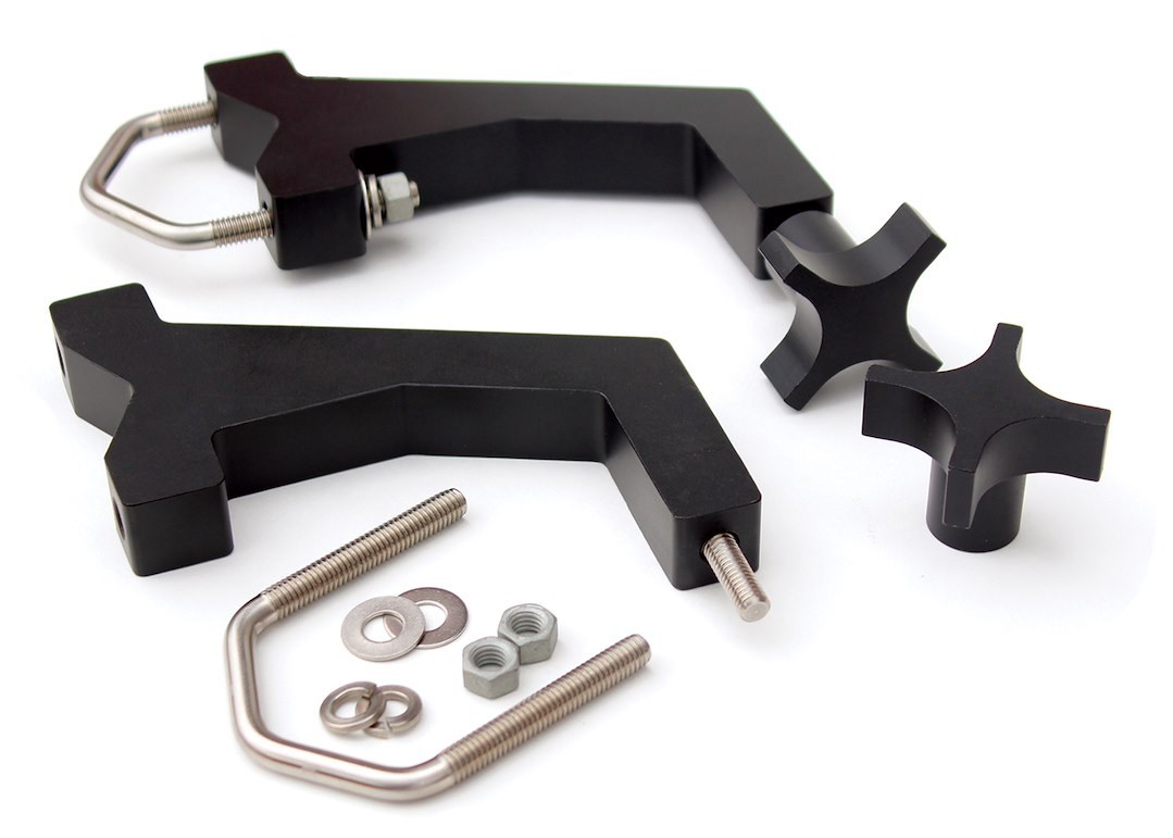 Hi-Lift Jack Jack Mount, Mounts Directly to Factory Roll Cage Tubing, Horizontal, Black, 6061-T6 Anodized Aluminum – RC-875
