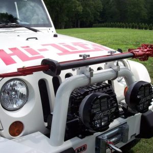 Hi-Lift Jack Jack Mount, Mounts to Round and Square Tube Bumpers/ Bull Bars/ Roll Cages/ Roof Racks, Aluminum – TM-750