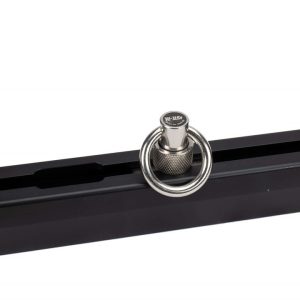 Hi-Lift Jack Jack Mount, Trailtrak ®, Truck Bed Side, Black, Anodized Aluminum, With 3 T-Slot Rail and 6 Sliding Tie Points – TT-2000