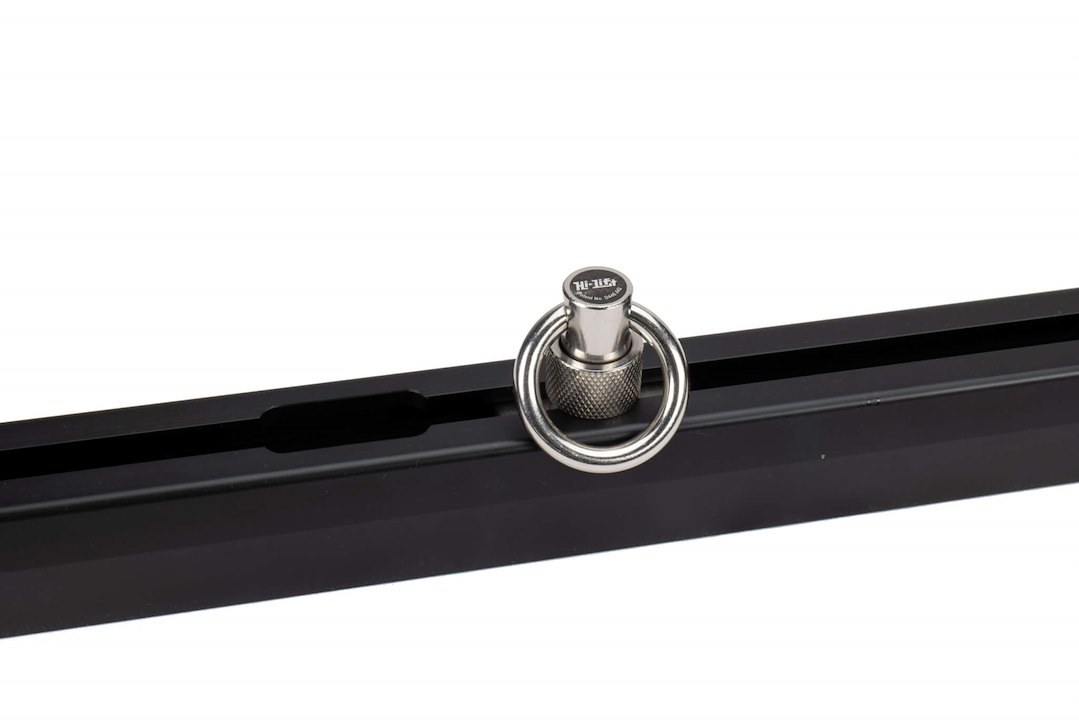 Hi-Lift Jack Jack Mount, Trailtrak ®, Truck Bed Side, Black, Anodized Aluminum, With 3 T-Slot Rail and 6 Sliding Tie Points – TT-2000