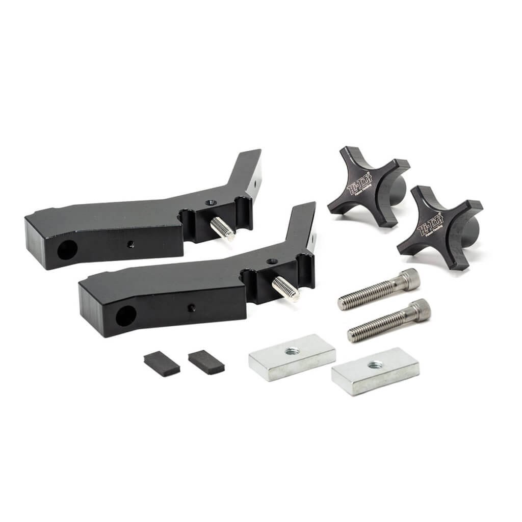 Hi-Lift Jack Jack Mount, Mounts to Bedrail, Black, Anodized Aluminum – TTBM-100