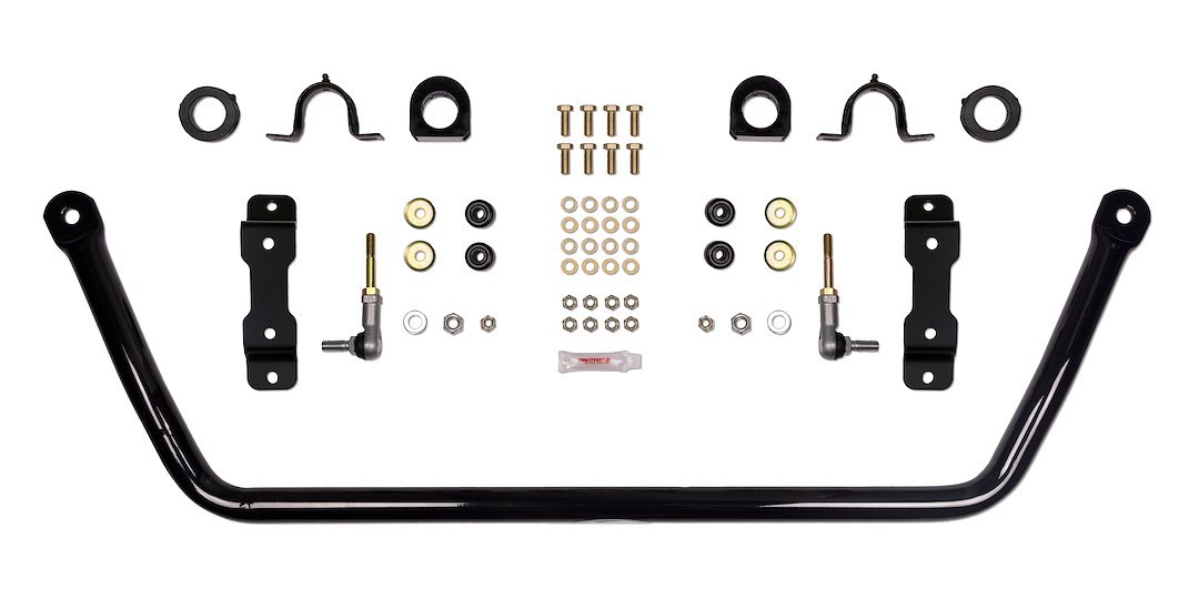 Holley Stabilizer Bar, 1-7/16 Inch Diameter, With Mounts, With Stabilizer Bar Links, Black – 031419DS