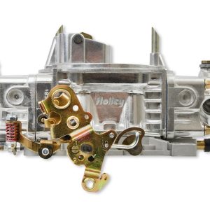 Holley Carburetor, 4 Barrel, 750 Cubic Feet Per Minute (cfm), Square Bore Flange, Manual Choke, Vacuum Secondaries, Gasoline, Shiny Zinc – 0-3310S