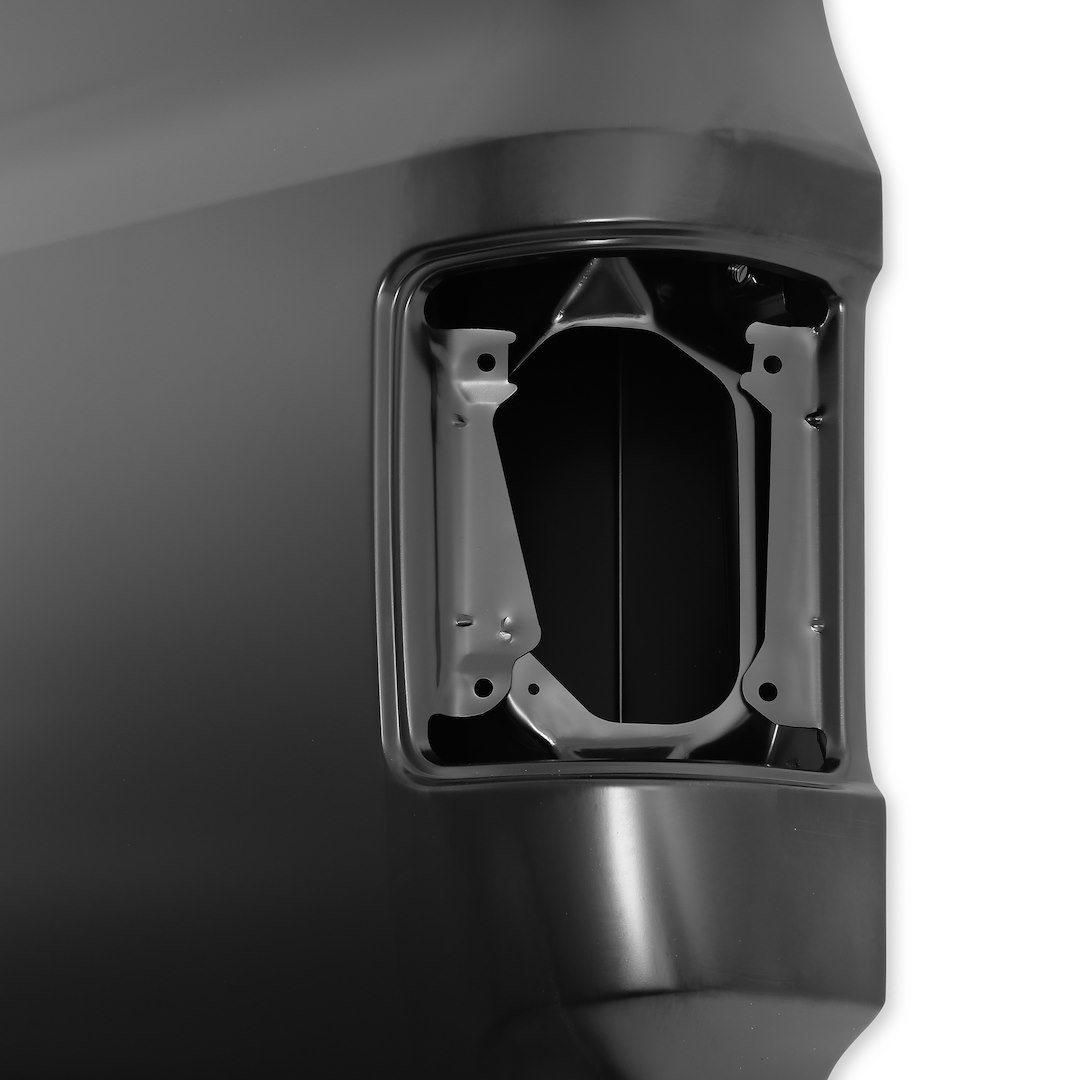Holley Truck Bed Side Panel, Black Edp Coated, Steel, Without Fuel Filler Hole – 04-100