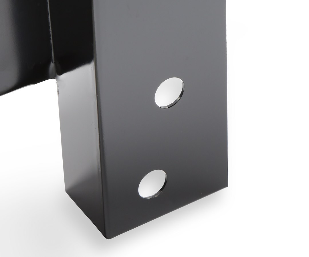 Holley Tailgate Side End Plate, Use with C/K Series Fleetside Pickup, Driver Side, Black Edp Coated Steel, Single – 04-117