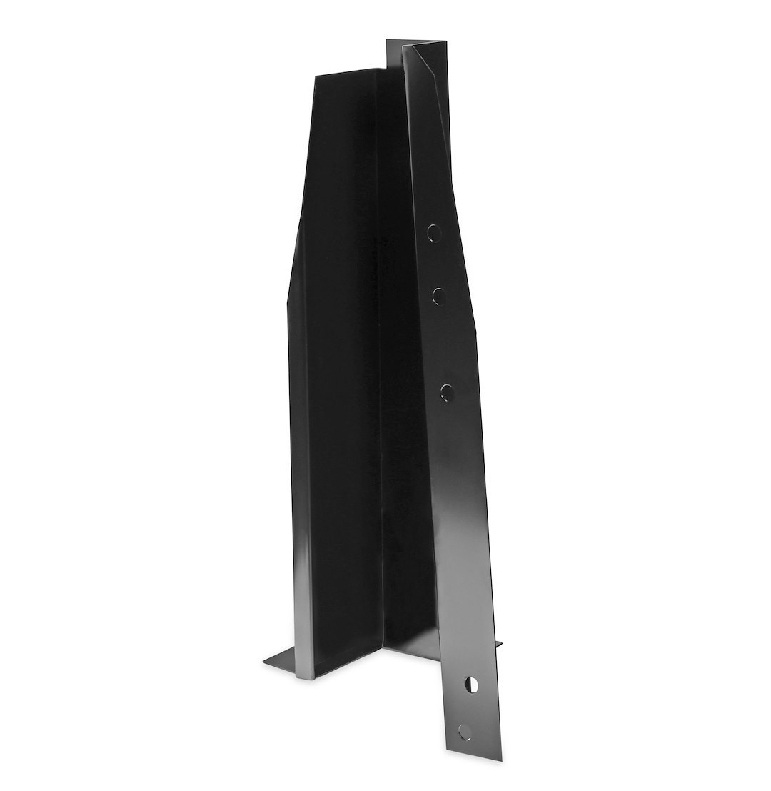 Holley Tailgate Side End Plate, Use with C/K Series Fleetside Pickup, Driver Side, Black Edp Coated Steel, Single – 04-117